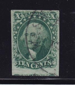 14 VF-XF Jumbo bottom margin light cancel with nice color ! see pic !