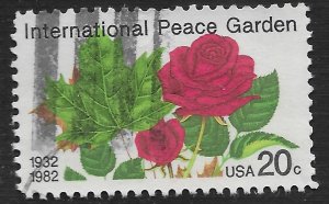 US #2014 20c Flowers - International Peace Garden
