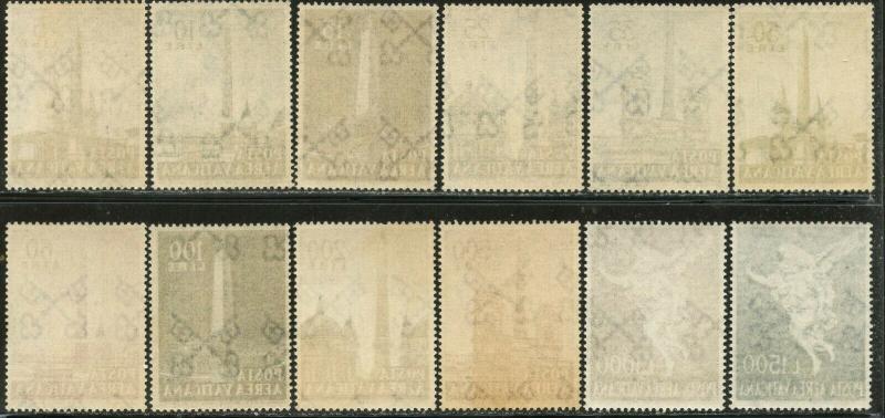 VATICAN Sc#C35-C46 1959 & 1962 Airmails Complete Sets OG Mint NH