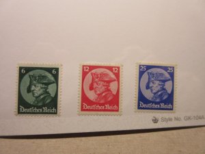 GERMANY Scott 398-400 MNH Lot1 Cat $246.25