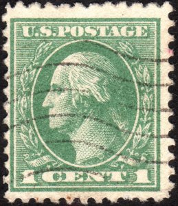 1918, US 1c, George Washington, Used, Sc 525