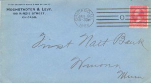 United States Illinois Chicago, Ill. 1895 American Machine Type D6(O)  Postal...