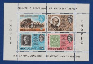 Rhodesia Scott #240a Stamp - Mint NH Souvenir Sheet