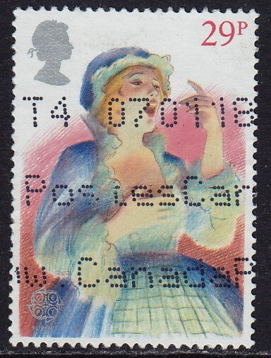 GB - 1982 - Scott #990 - used - Performing Arts Opera