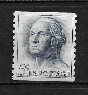 1962 Sc1229 5¢ George Washington coil