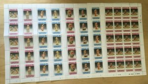 FULL SHEETS Grenadines 1991 1246-53 - Hummel Figurines - Set of Sheets - MNH