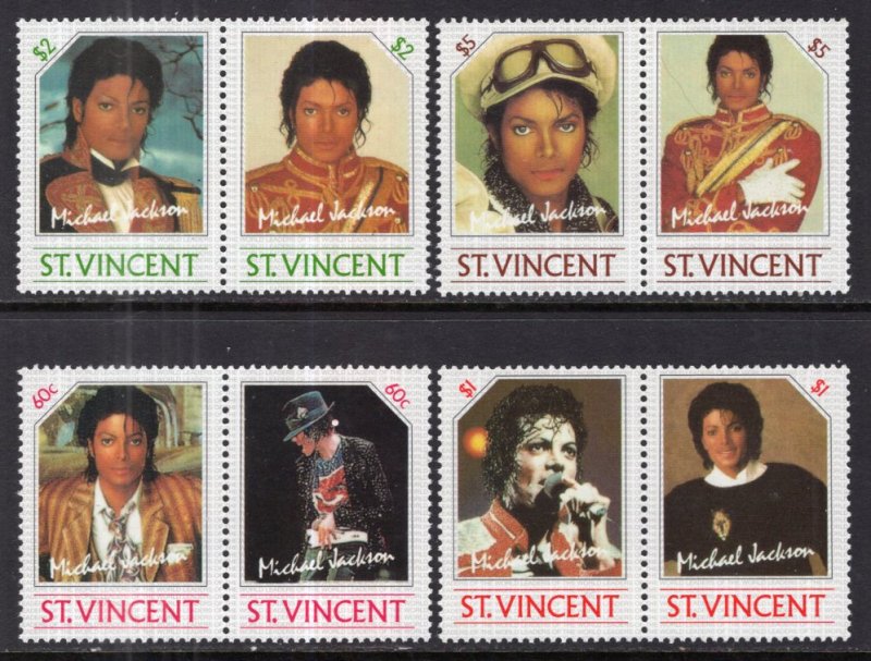 St Vincent 894-897 Michael Jackson MNH VF