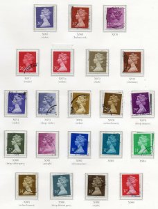 1971-1996 Collection of in excess of 350 Machin Definitives Unmounted Mint/Used