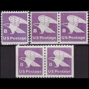 U.S.A. 1980 - Scott# 1818-20 Eagle B Set of 5 NH