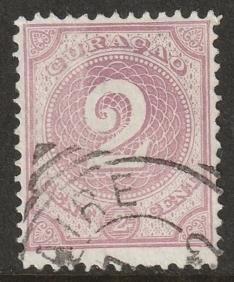 Netherlands Antilles 1889 Sc 14 used Bonaire cancel