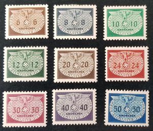 German Third Reich 1940 Occ. Poland General Government Official 'Small S...