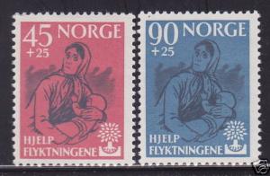 Norway B 64-65 Mint Hinged ! scv $ 15 ! see pic !