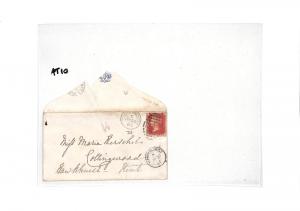 AT10 1865 GB *HERSHELL CORRESPONDENCE* COCKERMOUTH  Cover {samwells-covers}PTS