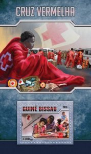 GUINE BISSAU 2016 SHEET RED CROSS CRUZ ROJA CROIX ROUGE CRUZ VERMELHA gb16509b