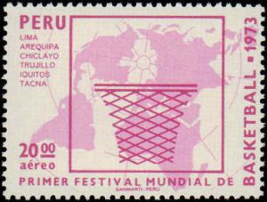 1973 Peru #C370-C371, Complete Set(2), Never Hinged