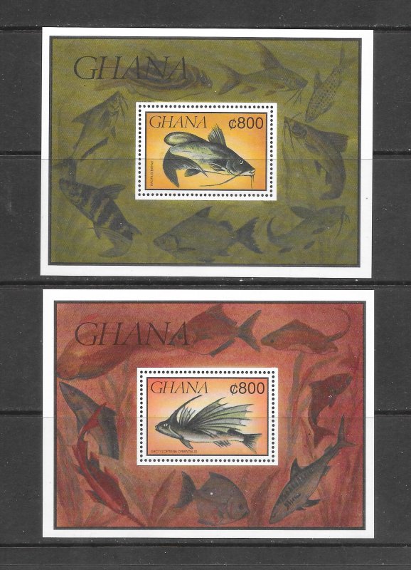 FISH - GHANA #1326-27  MNH