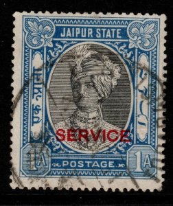 INDIA-JAIPUR SGO25 1941 1a BLACK & BLUE USED