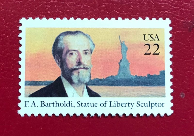 1985 US Sc 2147 MNH 22c Frederic Auguste Bartholdi Cv.45 Lot 7516