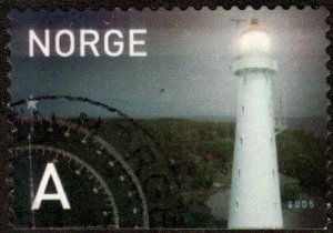 Norway 1442 - Used - (A) Jomfruland Lighthouse (2005) (cv $1.15) (2)