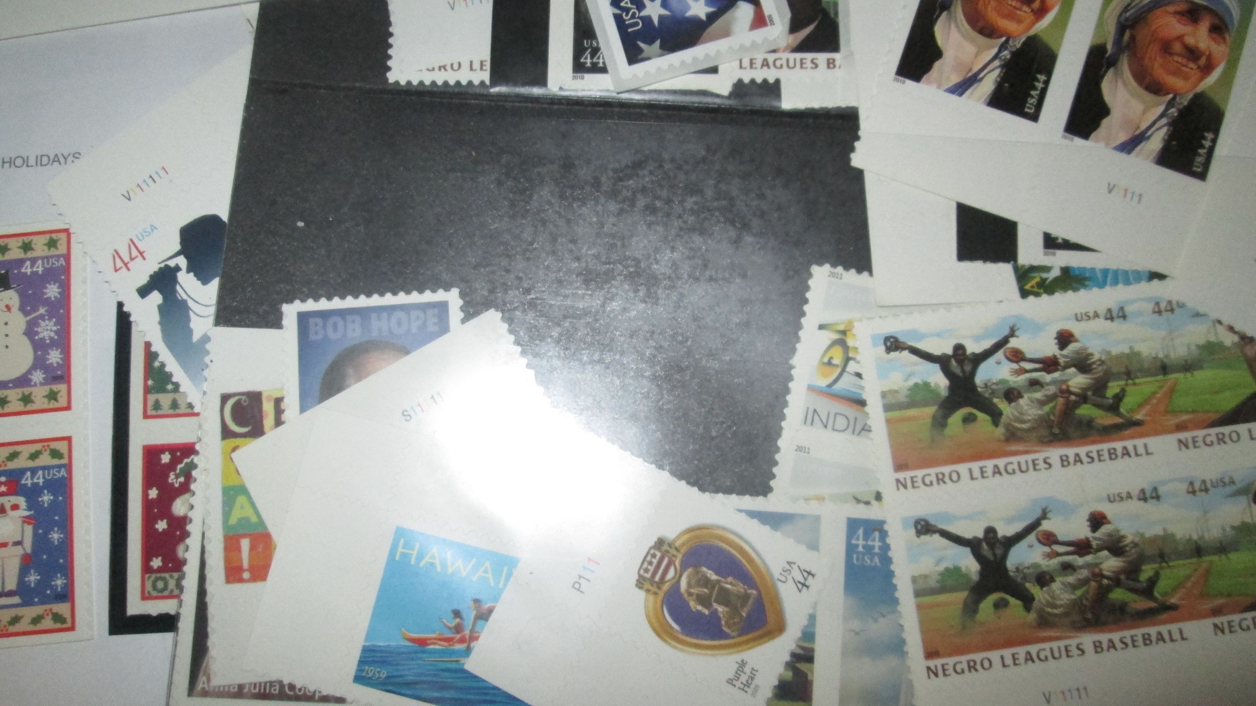 Discount Postage 162x 44c US Postage Stamps in Singles/Blocks Face 71.