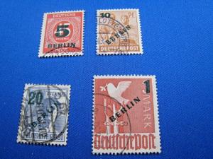 GERMANY - Berlin - SCOTT # 9N64-9N67  - Used       (kb)