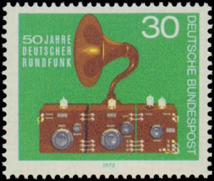 Germany #1127, Complete Set, 1973, Never Hinged