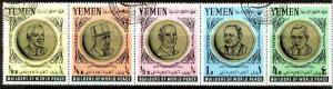 Yemen - Royalist 1966 Builders of World Peace set of 5 ct...