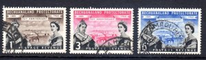 BECHUANALAND  - 1960 + sg154-56 + USED 