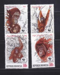 Indonesia 1380-1383 Set MNH WWF (A)