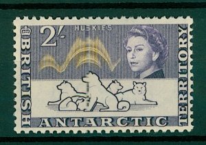 British Antarctic Territory QEII 1963 2/- Huskies sg11 (1v) Mint Stamp