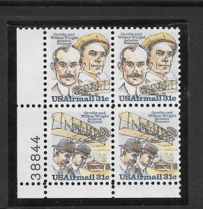 #C91-92 MNH Plate Block