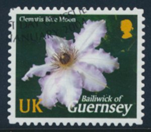 Guernsey  SG 1022  SC# 822  Flowers  First Day of issue cancel see scan