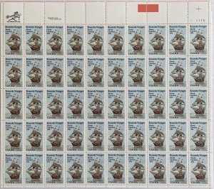 2093 ROANOKE VOYAGES Sheet  of 50 US 20¢ Stamps MNH 1984