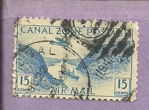 Canal Zone Used Stamp Scott C10 #11