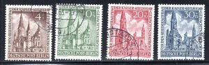 Germany Berlin #9NB8-9NB11 Used   VF  CV  $143.00   ....   0640338