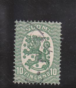 Finland  Scott#  86  Used