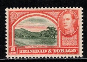 TRINIDAD & TOBAGO Scott # 56 MH - KGVI & Queen's Park, Savannah