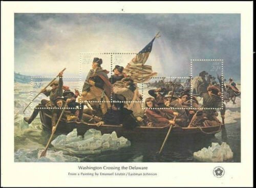 #1686-1689, Bicentennial Souvenir Sheets with Envelope, VF Never Hinged 