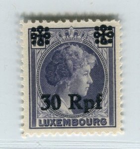 GERMANY; LUXEMBOURG OCCUPATION 1940s Charlotte surcharged MINT MNH 30pf. value