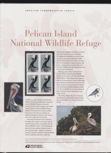 US USPS American Commemorative Stamp Panel #682 (37c) Pelican Island  #3774