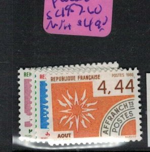 France Postage Due SC 1957-60 MNH (2ere) 