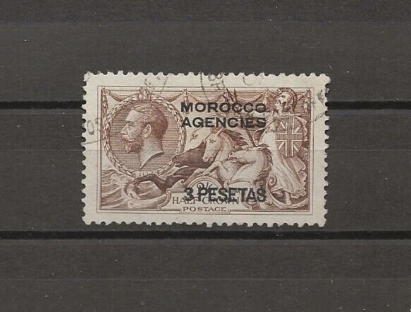 MOROCCO AGENCIES/SPANISH CURRENCY 1914/26 SG 140 USED Cat 95