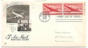 #C32 ADDR ARTCRAFT FDC STR2  DC-4 Skymaster