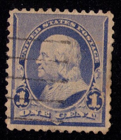 US Sc 246 FRANKLIN ULTRA USED VF/XF