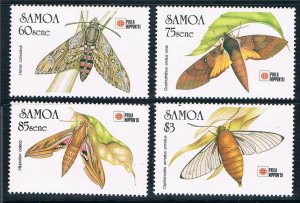 1991 Samoa 724-727 Butterflies 9,80 €