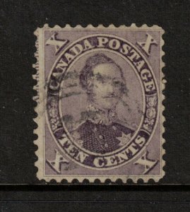 Canada #17 Very Fine Used With 4 Ring 52 Cancel