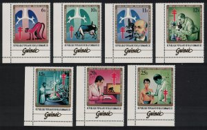 Guinea Discovery of Tuberculosis Bacillus 7v Corners 1983 MNH SG#1089-1095