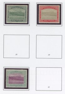 Dominica #25/26/31 Unused Single