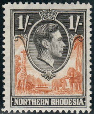 Northern Rhodesia  #40  Mint LH CV $2.50