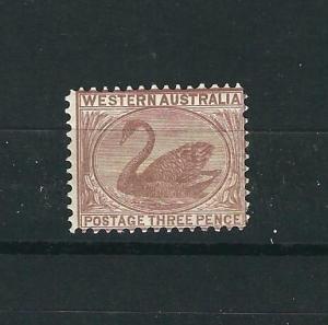 Western Australia 92 SG141 MLH Fine 1906 SCV $37.50